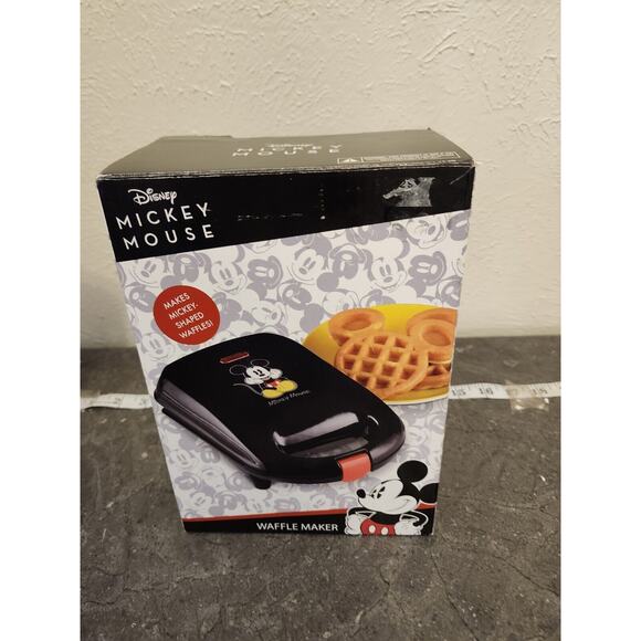 Disney Mickey‎ Mini Waffle Maker, Makes Mickey-shaped Waffle - Picture 1 of 9